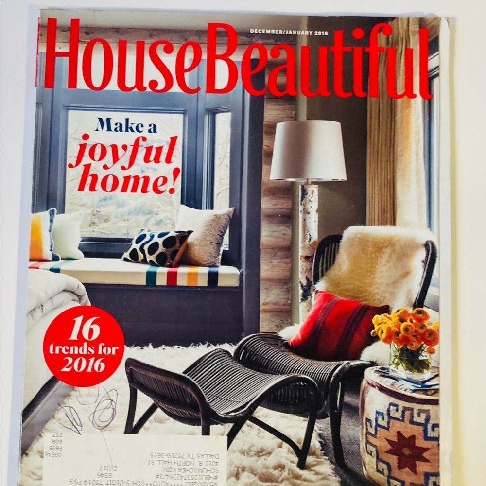 House Beautiful Set 4 copies, filled with amazing ideas for modern life & style